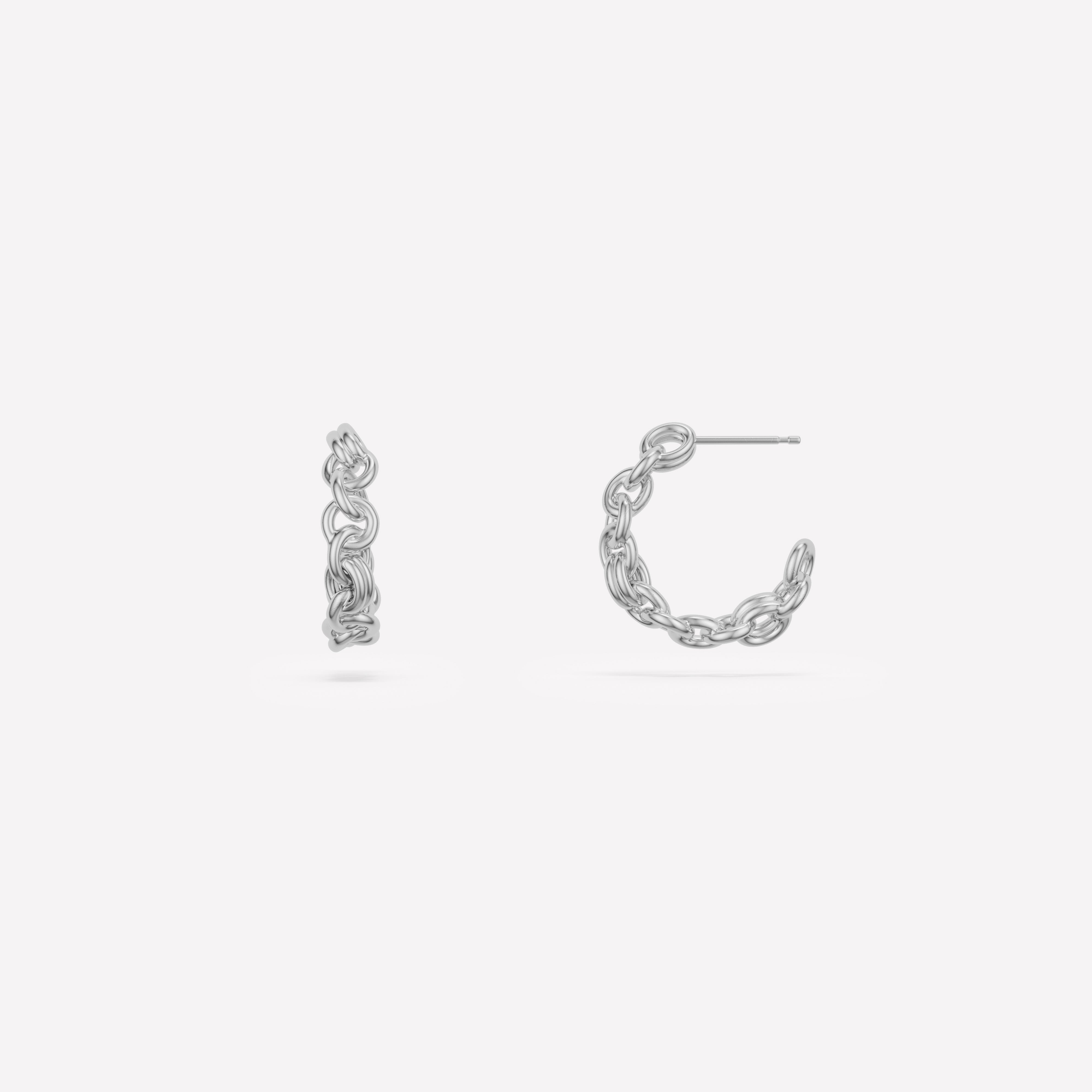 13mm 퓨즈드 서펜스 이어링