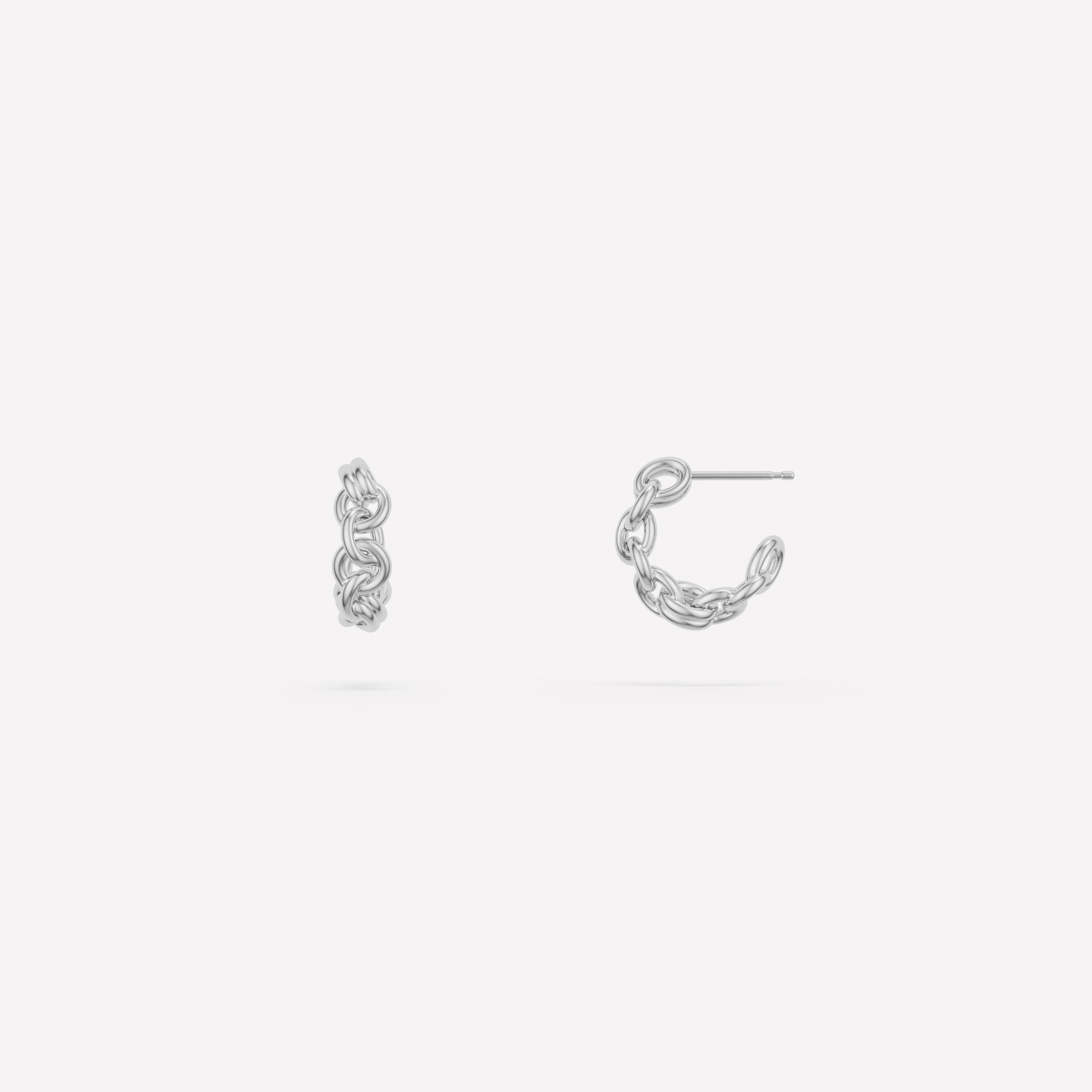 9mm 퓨즈드 서펜스 이어링